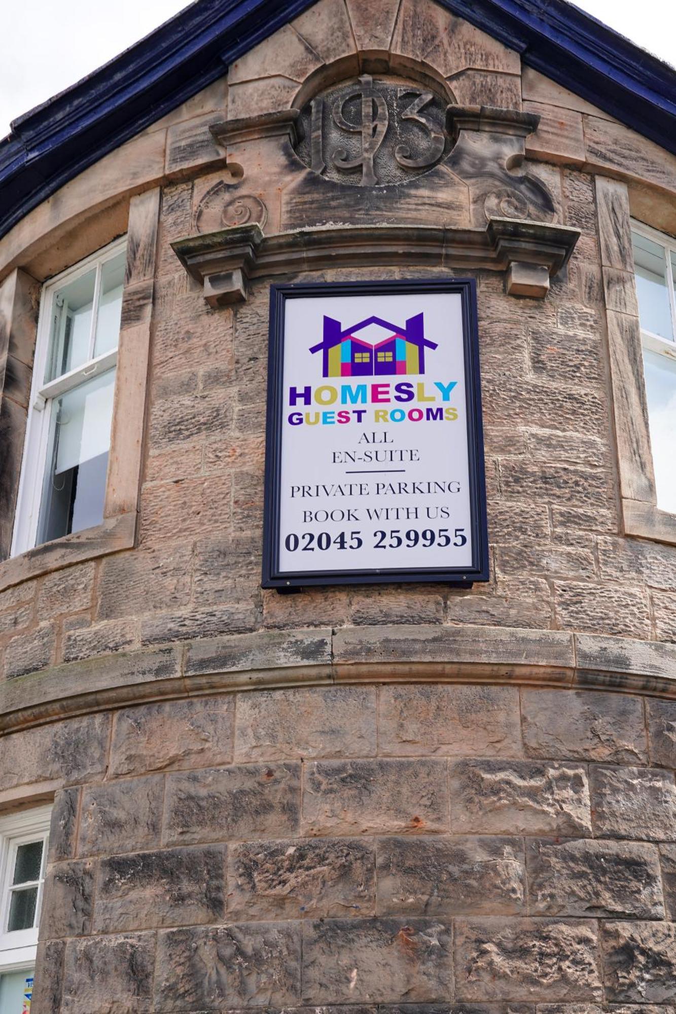 Homesly Guest Rooms, Comfortable En-Suite Guest Rooms With Free Parking And Self Check-In Berwick-upon-Tweed Exterior foto